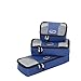 eBags Slim Packing Cubes - Assorted 3PC Set (Denim)