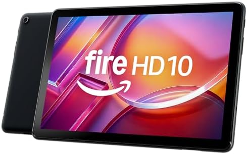 Amazon Fire HD 10 tablet, built for relaxation, 10.1" vibrant Full HD screen, octa-core processor, 3 GB RAM, 32 GB, Black