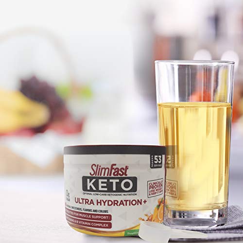 SlimFast Keto Ultra Hydration + (Powder) Tropical Orange Mango 6.2
