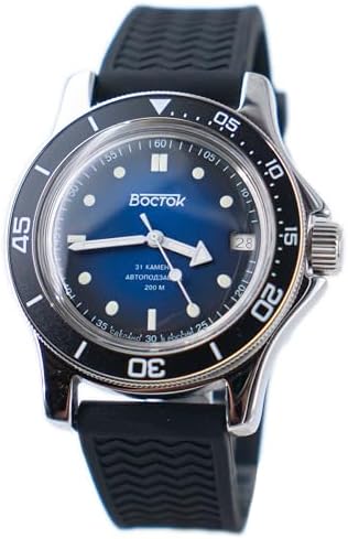 Amazon.com: VOSTOK Original Mens Watch Amphibia 170964 Mechanical