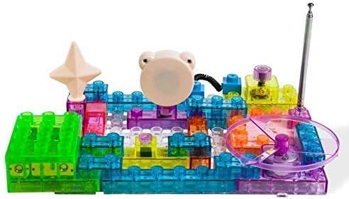 Dimple Lectrixs Science Electronic Building Circuit Kits Which Lights up & Makes Sound, Innovative Learning Center Toys DIY Kids Friendly Circuit Kit (34 Piece Set with 115 Projects)