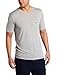 BOSS HUGO BOSS Men's Micromodal Short Sleeve V-neck T-shirt, Grey, Large