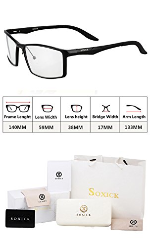 Computer Glasses Blue Light Blocking Professional Anti Eye Strain Vision Care 0.00 Eyeglasses