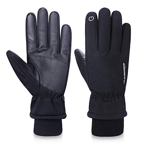 FengNiao Winter Gloves -20℉Cold Proof 3M Thinsulate Cotton Thermal Touchscreen Gloves Men Women Outdoor Waterproof Gloves for Driving Cycling Running Hiking Skiing