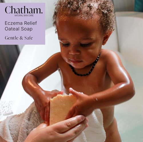 Chatham Natural Skin Care Eczema Relief Oatmeal Soap, oatmeal bath, treatment for eczema rosacea, psoriasis