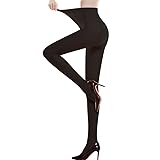 Blostirno Women's Solid Color Stockings Semi Opaque