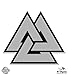 GT Graphics Viking Valknut Warriors Symbol - 3