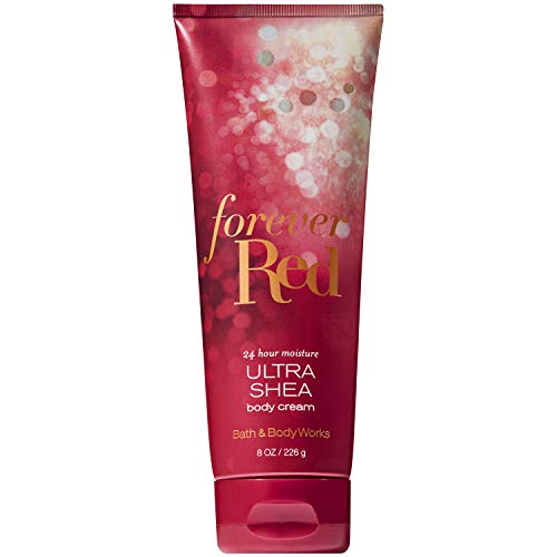 Bath and Body Works FOREVER RED Ultra Shea Body Cream 8 Ounce (2018 Limited Edition)