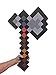 8 Bit Pixelated Foam Black Tomahawk Toy 24