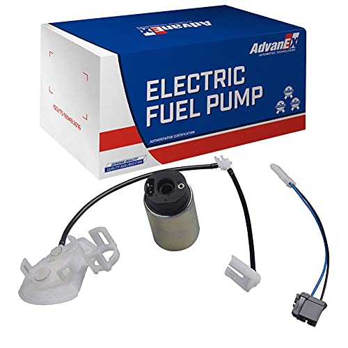 OSIAS Universal Inline Fuel Pump - Low Pressure 5-9 PSI For Gas & Diesel, 30 GPH