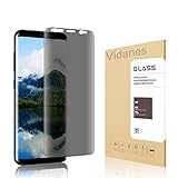 Galaxy S8 Privacy Screen Protector, Vidanes Anti-Spy Tempered Glass Screen Guard for Sumsung Galaxy S8- 3D Curved Edge Full Screen Coverage