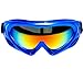 MOTINE Outdoor Sports Ski Goggles,UV Protection Windproof Ski Glasses for CS Army Tactical Military,Snowmobile,Bicycle,Motorcycle (Blue)