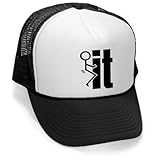 Megashirtz - F--- It - Vintage Style Trucker Hat Retro Mesh Cap