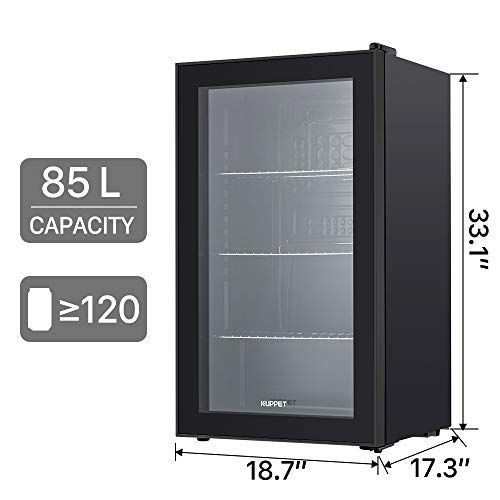 1 KUPPET+Beverage+Refrigerator+Adjustable+Removable