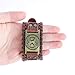 HAQUIL Viking Bracelet for Men, Tree of Life Yggdrasil Talisman, Nordic Brown Wide Leather Wristband, Viking Jewelry Gifts
