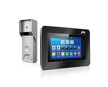 Godrej Security Solutions ST 7 Video Door Phone (Black)