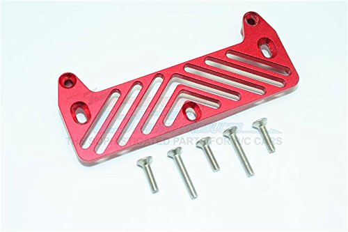 Tamiya Lunch Box Upgrade Parts Aluminum Front Bumper Mount - 1Pc Set Orange