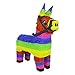 Aurabeam Original Classic Donkey Pinata (Rainbow Color) - Mexican Piñata - Handmade in Mexico
