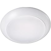 Topaz 6" LED Surface Mount Disk Light, 15W, Dimmable, White, 3000K
