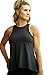 MUV365 Women's Lightweight Open Back Workout Tank Top Yoga Sleeveless Shirt