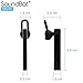 SoundBot SB230 Mono Headphone, Hands-Free Talking, Up to 3 Hours of Talk Time, Up to 33 Ft Wireless Range, Lightweight Design, Durable Metal Material, Multi-Point Connectivity