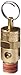Control Devices ST25-1A250 ST Series Brass Soft Seat ASME Safety Valve, 250 psi Set Pressure, 1/4 Male NPT