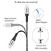 Lightning Cable, Zdatt Reversible 6.6ft/2M Apple MFi Certified Nylon Braided Long Lightning to USB Sync Charging Cord with Aluminum Connector for iPhone 5s/5c/6/6s Plus/SE,iPad Mini/Air/Pro,iPod-Black