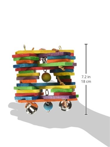 Super Bird Creations 11 by 7-Inch Woodpile Bird Toy, Large