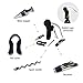 Wine Opener Kit by Winecraft, Rabbit Wine Opener With 5 Best Wine Accessories - Rabbit Lever Corkscrew, Wine Pourer, Spare Needle, Stopper and Foil Cutter Classy and Elegant Wooden Box