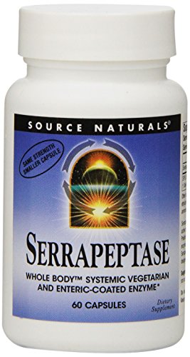 SOURCE NATURALS Serrapeptase Vegetable Capsule, 60 Count
