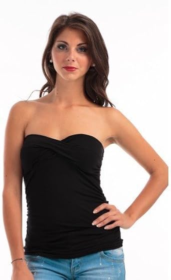 Bustier noir simple Clearance