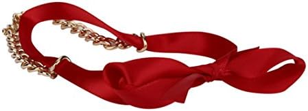 BEUU Beach Ribbon Chain Anklet New Fashion Women Sexy Ribbons Bow Anklets Foot Jewelry Anklet Bracelet Jewelry Fashion Chain Women'S Charm Silver Women Shoes Boot Boots Western Bling (Red)
