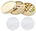 Zoie + Chloe Bamboo Steamer Basket - 2-Tier Dumpling Steamer for Cooking with 2 Reusable Cotton Liners for Bao, Dim Sum, Veggies, Asian Steamed Buns -Stackable, Space-Efficient - 10-Inch Steam Basket