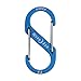 Nite Ize Size-3 S-Biner Dual Carabiner, Aluminum, Blue