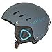 Lucky Bums Snow Sport Helmet for Skiing and Snowboarding (Matte Steel and Blue, Large)