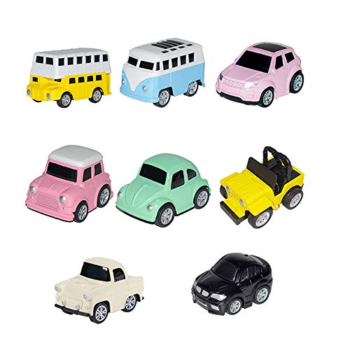 zagtag Pull Back Cars Alloy Vehicles Set Mini Car Model Construction and Raced Trucks for Toddlers Gift 8 Cars