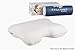 VISCO LOVE Orthopedic Wellness Cervical Neck Ergonomic Contoured Head Memory Foam Pillow US LLC. (White)
