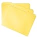 File Folder, 1/3 Cut Tab, Letter Size, Yellow, Great for Organizing and Easy File Storage, 100 Per Box
