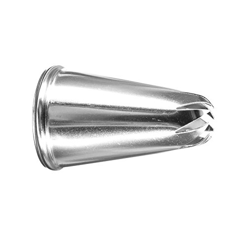Junlinto Stainless Steel Eight Teeth Drop Rose Flower Icing Piping Tips Nozzle Tool - Thumbnail 5