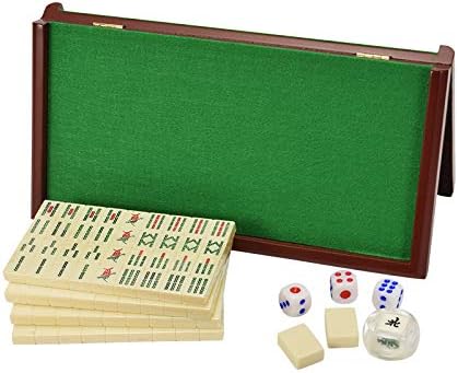 Board Game Mahjong Card Game Fun Card Paper Classic 1 pcs Pieces Toy Gift,Mini Chinese Portable Mahjong