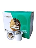 Keto Coffee by Keto and Organic, MCT Fused Medium Roast Coffee, Weight Loss Coffee, Single Serve Coffee Pods Compatible with All K-Cups Brewers (Keto Coffee)