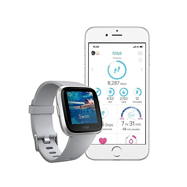 Fitbit-Versa-Health-Fitness-Smartwatch-with-Heart-Rate-Music-Swim-Tracking-Grey Fitbit Versa Health & Fitness Smartwatch with Heart Rate, Music & Swim Tracking, Grey