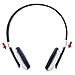 August EP636 Bluetooth Headphones - Wireless On-Ear Headphones with NFC/Headset Microphone - White