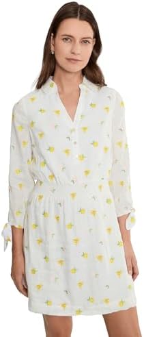 lilly pulitzer alyssa a-line cotton dress ALYSSA LONG SLEEVE DRESS, SALTY SANDBAR Palm Place