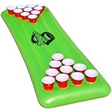 GoPong Pool Pong Table, Inflatable Floating Beer Pong Table, Includes 3 Pong Balls