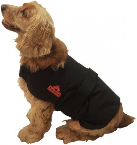 ThermaFur Heating Dog Coat - SM-BLACK