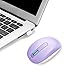Wireless Mouse, Vogek 2.4GHz Wireless Mouse Small Optical Wireless Mouse with 1601 DPI Nano USB Receiver for Laptop - Purple