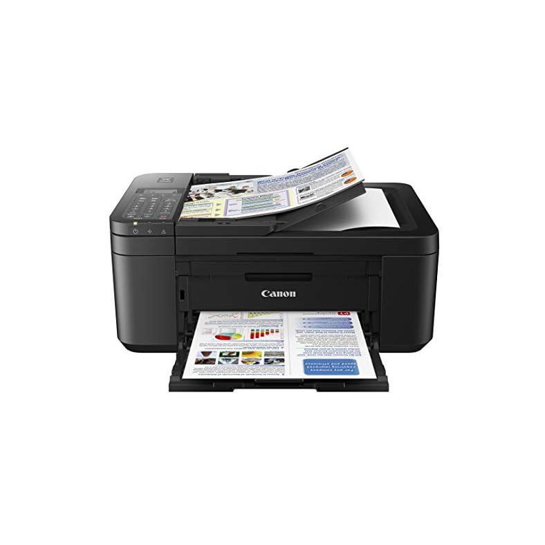 Canon PIXMA TR4520 Wireless All in One Photo Printer with Mobile Printing, Black, Works with 