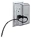Baby Safety Electrical Outlet Cover - Décor/GFCI Style (2-screw type) - Medium Cover