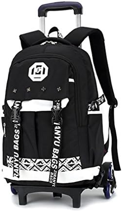 Kids Rolling Backpack Phaedra FU Backpack With Wheels Climbing Stairs For boys and girls